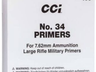 CCI No. 34 PRIMERS FOR 7.62 100pk