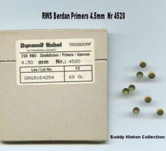 RWS BERDAN PRIMERS 4520 250 pcs