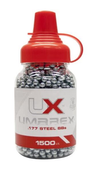 UMAREX .177 PRECISION STEEL BB 1500ct BOTTLE