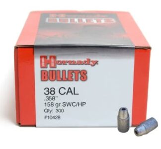 HORNADY SWC/HP 38 cal .358in 158gr 300pk