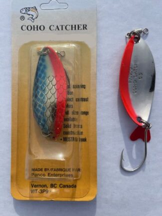 COHO CATCHER #65 BLUE SCALE RED STRIPE