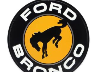 FORD BRONCO TIN SIGN
