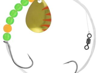 MATZUO Sz 3 FLAME WALLEYE SPIN RIG