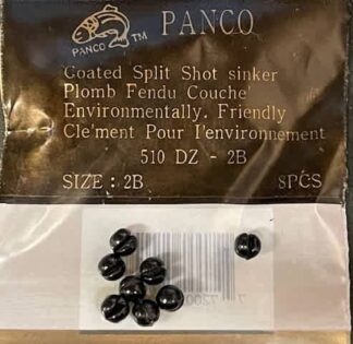 PANCO SZ 2 COATED SPLIT SHOT 8pk