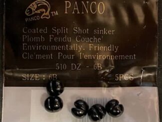 PANCO SZ 6 COATED SPLIT SHOT 5pk