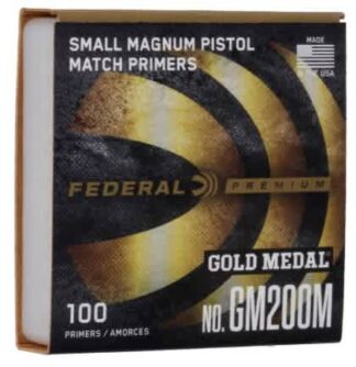 FEDERAL GOLD MEDAL GM200M MAGNUM SMALL PISTOL MATCH PRIMERS 100pk