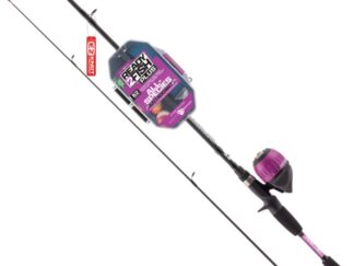 READY 2 FISH PURPLE SPINCAST COMBO W/KIT