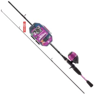 READY 2 FISH PURPLE SPINCAST COMBO W/KIT