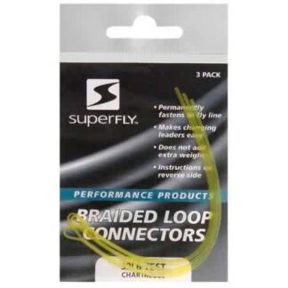 SUPERFLY 30lb BRAIDED LOOP CONNECTORS 3pk