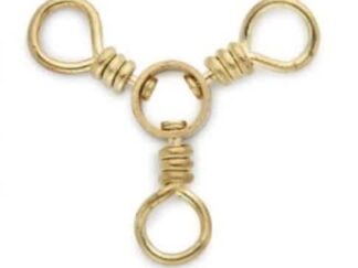 DANIELSON 1800SP #6 BRASS CROSSLINE SWIVELS