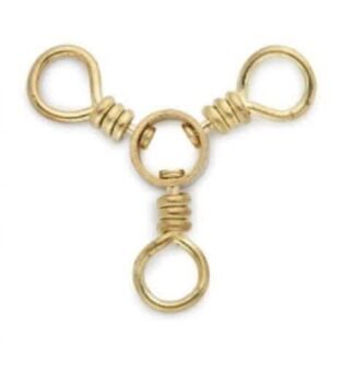 DANIELSON 1800SP #6 BRASS CROSSLINE SWIVELS