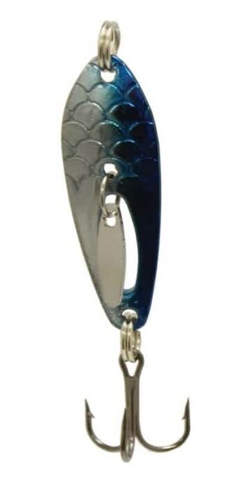 COMPAC CLACKER 1/8oz BLUE CHROME SPOON