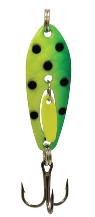 COMPAC CLACKER 1/8oz SPOTTED LIME SPOON