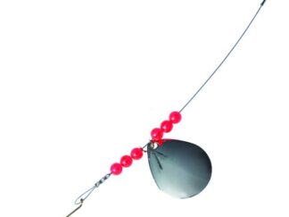 EAGLE CLAW SZ 2  NLK PINK BEAD LAZER PIKE SPIN RIG