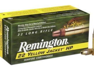 REMINGTON YELLOW JACKET 22LR 33gr HP 500pk 1500fps