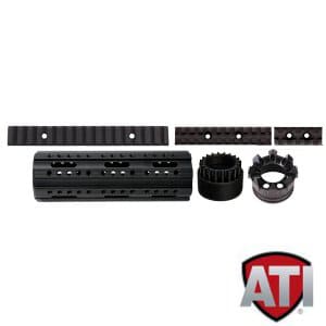 ATI AR15 ALUMINUM 8 SIDE CARBINE LENGTH FREE FLOAT FOREND