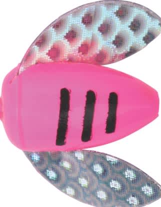 SPIN-N-GLO SZ 2 PINK TIGER STRIPE MYLAR 3PK