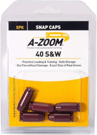 A-ZOOM 40 S&W PISTOL SNAP CAPS 5pk
