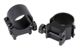 WEAVER QUICK DETACH TOP MOUNT RINGS 1in MED GLOSS BLACK