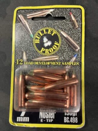 BULLET PROOF 7mm 150gr NOSLER E-TIP BULLETS 12pk