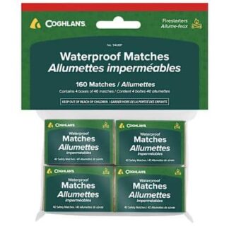 COGHLAN'S WATERPROOF MATCHES 4PK