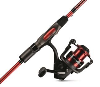 UGLY STIK CARBON 6'6' MED 2pc SPIN COMBO WITH ABU BLACKMAX 20 REEL 5.1:1