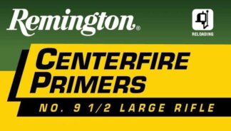 REMINGTON No. 9 1/2 LARGE RIFLE PRIMERS 100pk