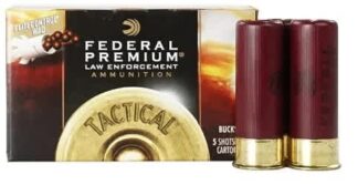 FEDERAL PREMIUM 12ga 2-3/4in 00 BUCK 9 PELLET 1325fps 5pk