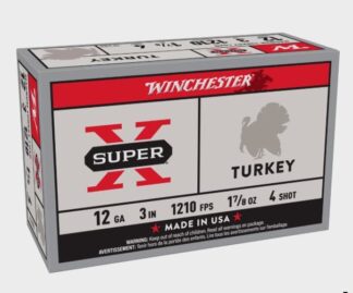 WINCHESTER SUPER-X 12ga 3in 1-7/8oz #4 TURKEY 1210fps 10pk