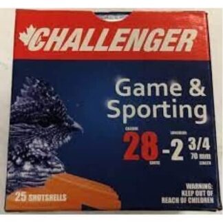 CHALLENGER 28ga #8 2.75in 3/4oz 1200fps 25pk