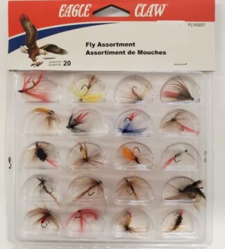 EAGLE CLAW FLY ASSORTMENT 20PK