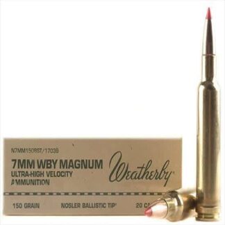 WEATHERBY 7mm WEATHERBY MAG 150gr BST 3300fps 20pk