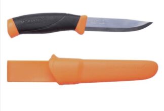 MORA ORANGE COMPANION 4in FIXED BLADE KNIFE W/SHEATH