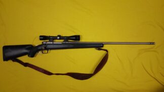 WINCHESTER MODEL 70 XTR 338 WIN MAG 24in 3rnd W/ LEUPOLD VARI-X 3-9X40MM & MUZZLE BRAKE