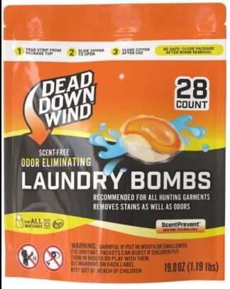 DEAD DOWN WIND SCENT FREE LAUNDRY BOMBS 28ct