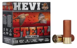 HEVI SHOT 12ga #6 2.75in 1oz HEVI-STEEL UPLAND 1500fps 25pk