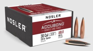 NOSLER ACCUBOND LR 30 cal .308in 210gr 100pk